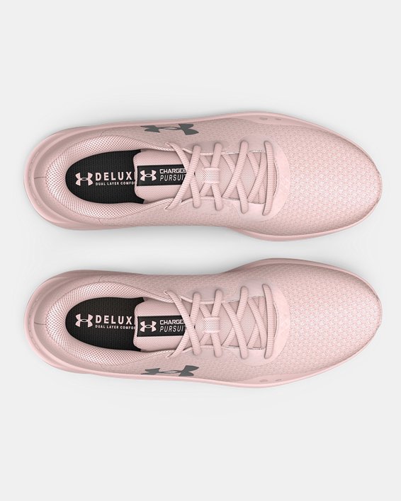รองเท้าวิ่ง UA Charged Pursuit 3 Metallic สำหรับผู้หญิง, Pink, pdpMainDesktop image number 2